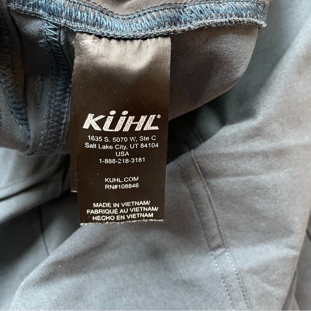 Kuhl Women’s Blue Grey Cargo Hiking Pants - Size 16 - Picture 5 of 7